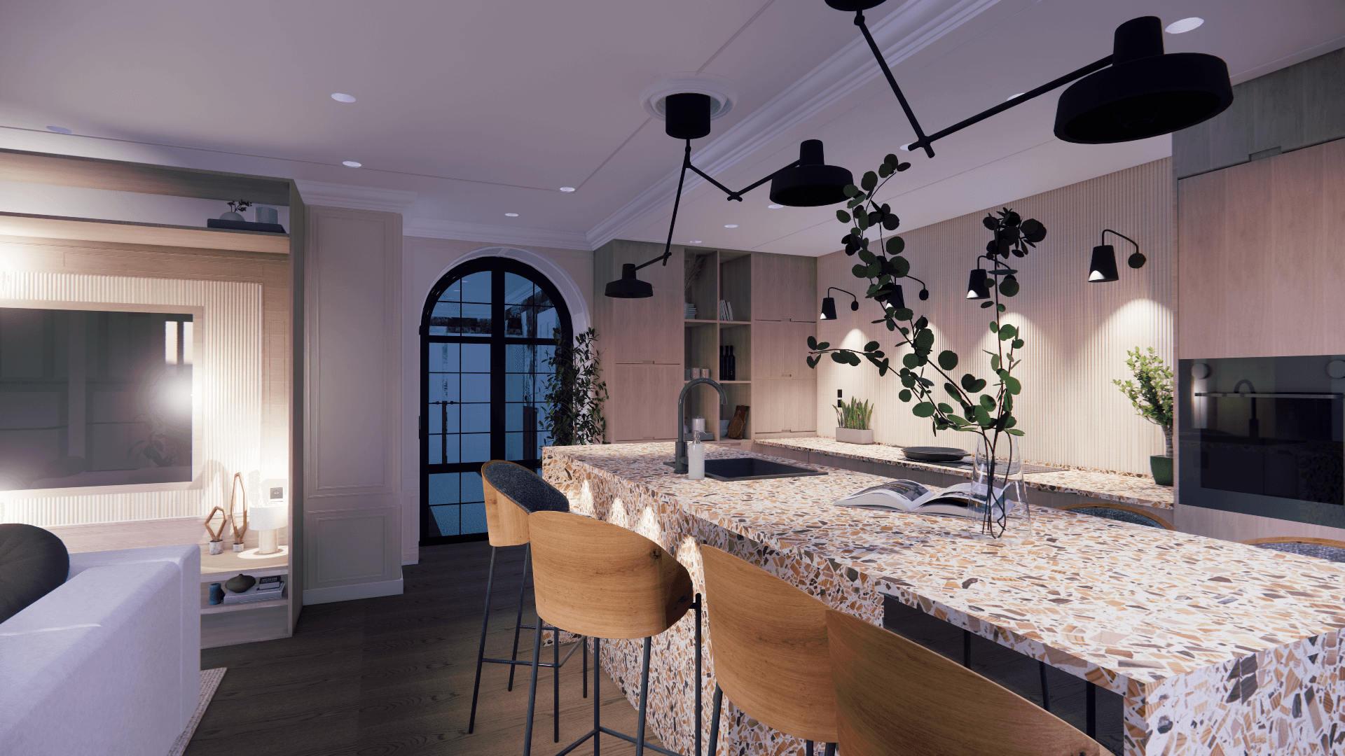 Render of interior design
