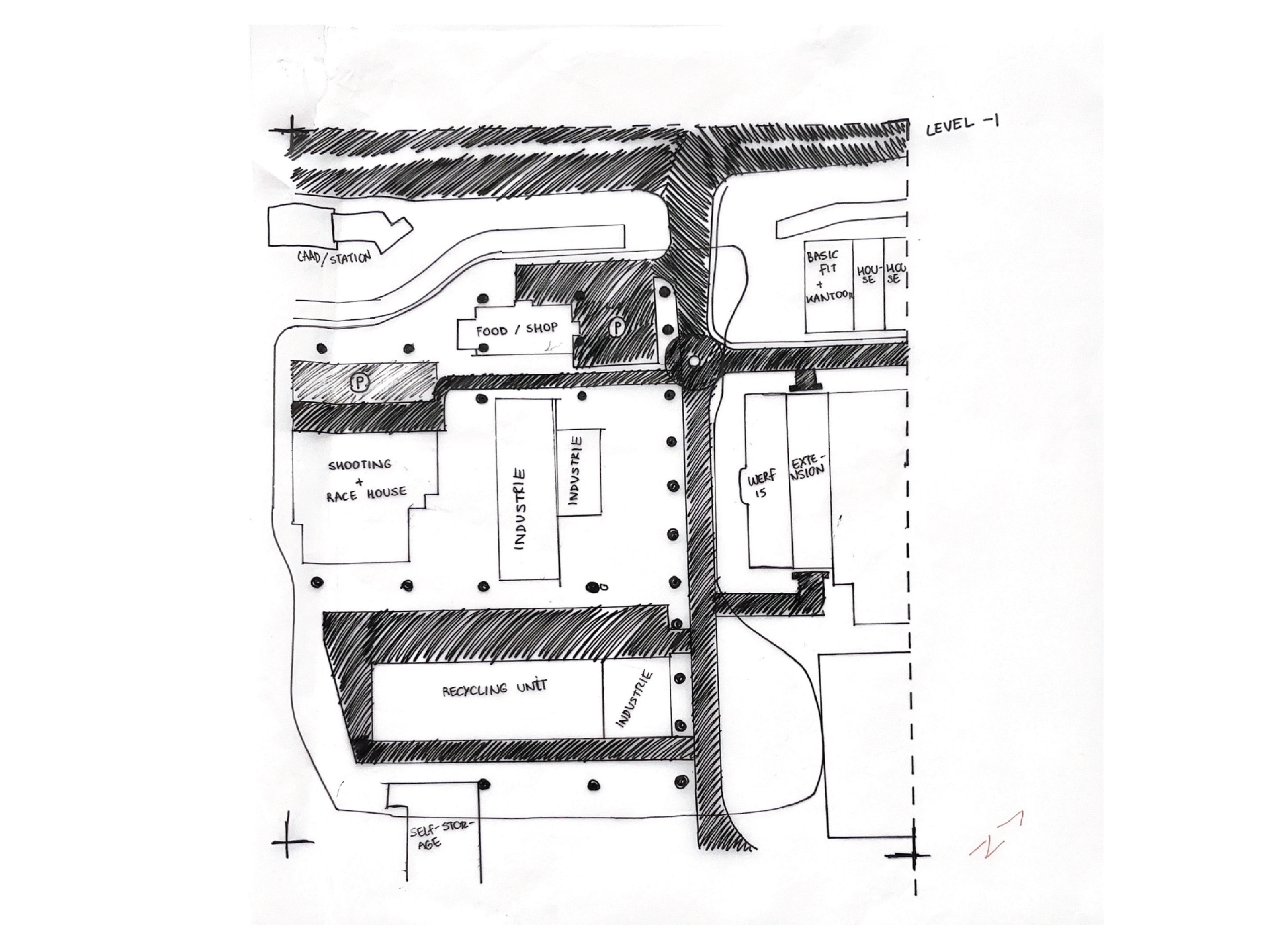 Concept drawing top-down